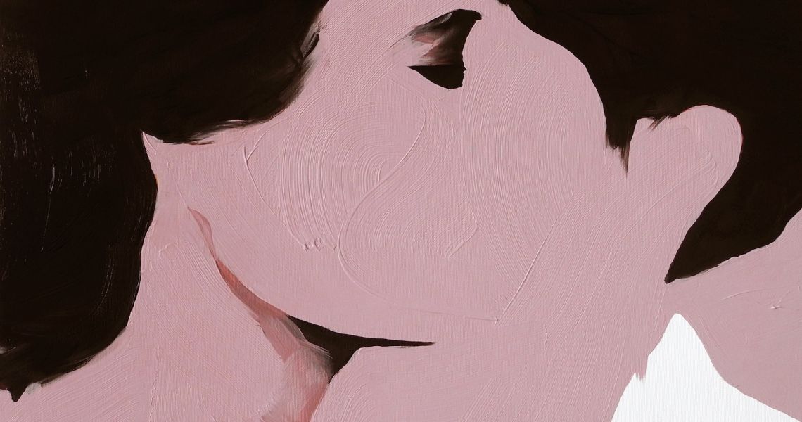 Jarek Puczel Lovers V oil on canvas 60x60 cm 2016 Kopie