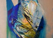Agata Czeremuszkin Chrut Kwiaty3 150x150cm acrylic oil canvas 2016 Kopie