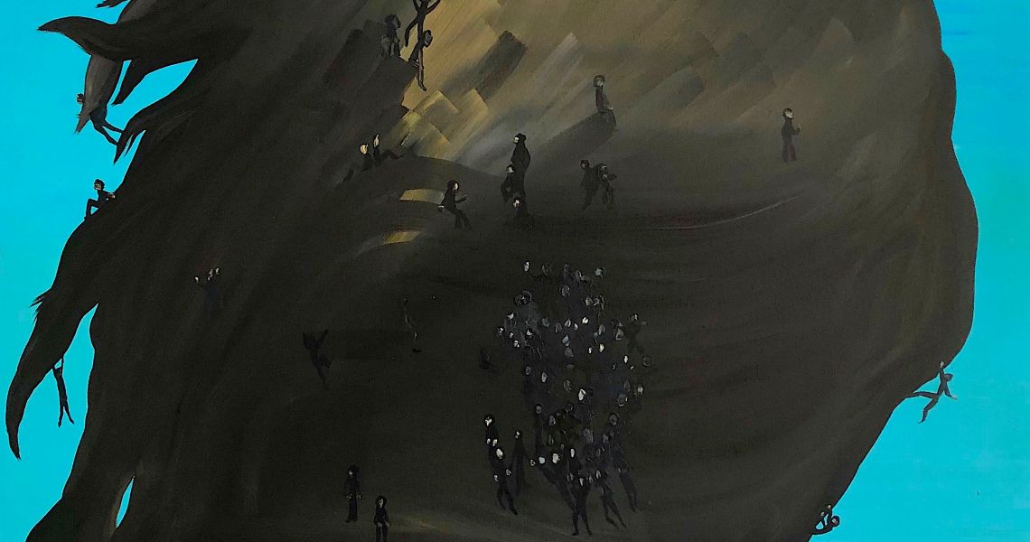 The RockSkala 146116cm oil on canvasolej na plotnie 2019