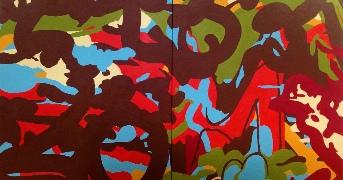 SympathyForTheStrawberry 2017 acryl plotno 100x140cm