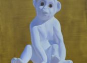 porcelain monkey 73x60 Kopie