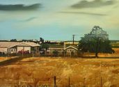 A RANCH 2017 80 x 120 cm oil on canvas